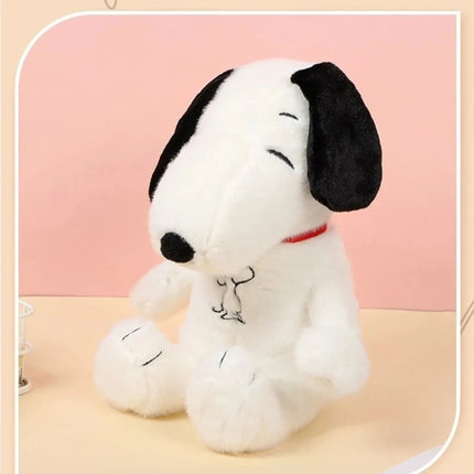 2026 Glowing Breathing Snoopy Plush Toy Baby Sleep Aid Cute Calming Stuffed Animal Kids Bedtime Gift。