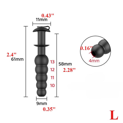 Silicone Penis Plug,Hollow Urethral Sounding Sound Flexible Urethra Dilation Dilator Masturbation Penisplug Sex Toys for Men