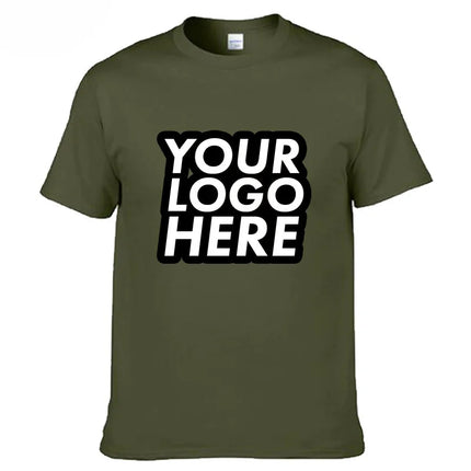 Unisex Custom Design LOGO Printing Personalized Tshirt Men's Harajuku Text Photos Clothing Cotton T-shirt Customized Tees Tops