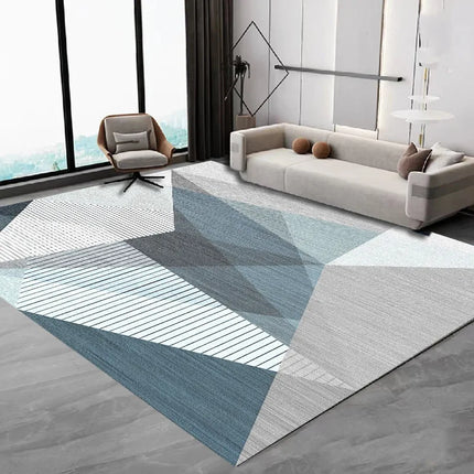 VIKAMA Nordic Minimalist Living Room Carpet, Easy-To-Clean Sofa and Coffee Table Pad, Bedroom Full Carpeting, Home Decoration