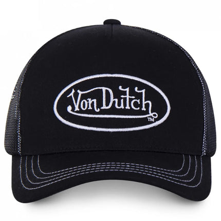 Casual fashion VON Baseball Cap Breathable shade Alphabet embroidery Sunblock Mesh Embroidered DUTCH Trucker Hat