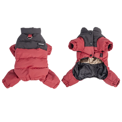 Winter Warm Dog Jacket Waterproof Dog Clothes for Small Medium Dogs Four Legs Chihuahua French Bulldog Jumpsuit Puppy Outfits