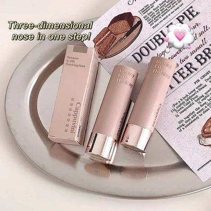 Waterproof Nose Shadow Contouring Bronzer Highlighters Stick Matte Grey Brown Bronzer Contouring Stick Face Brighten Cosmetics