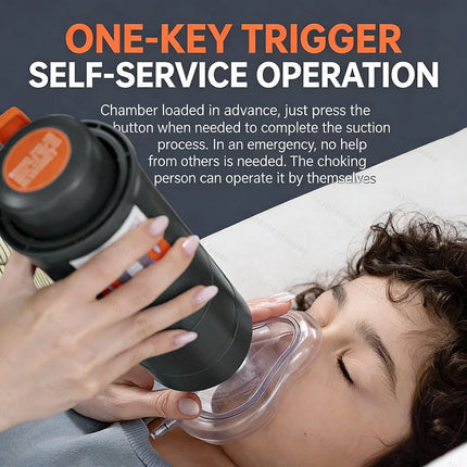 Automatic Anti Choking Suction Device Heimlich Cpr First Aid Life Saving Tool Emergency Anti Asphyxia Rescue Kit for Adults Kids