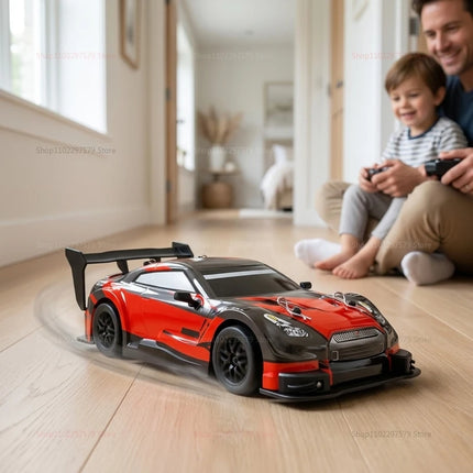 4WD Remote Control Drift Racing Car 1:24 Scale 20KM/H High Speed 2.4G Dual Mode RC Vehicle Durable Body Hobby Toys Gift For Boys