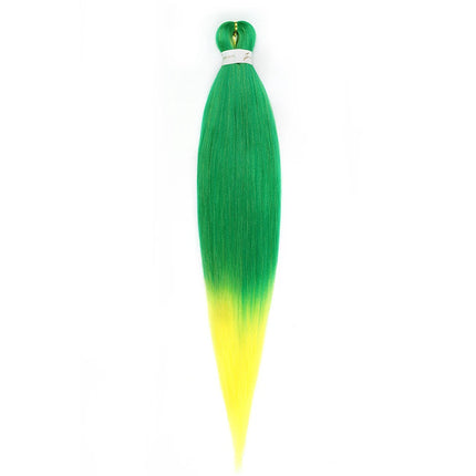 Pre-stretched Synthetic Braiding Hair Ombre Professional Easy  Hot Water Setting Soft  Crochet Braid Hair  Extensions