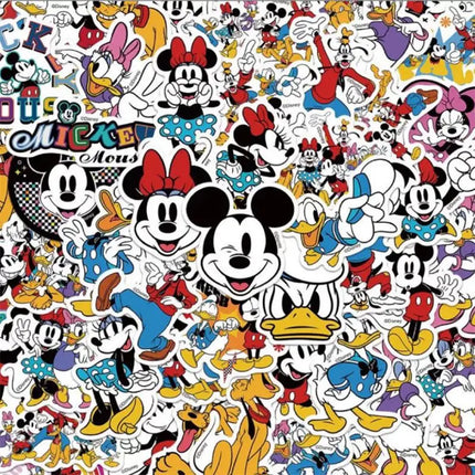 50pcs Disney 3d Graffiti Stickers Mixed Toy Story & Classic Characters Waterproof Decals For Phone Laptop Luggage Diy Kids toy