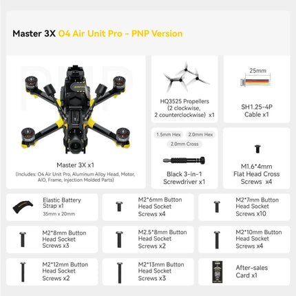 SpeedyBee Master 3X Modular O3/O4 Pro HD Digital VTX FPV Drone for FPV Freestyle Racing