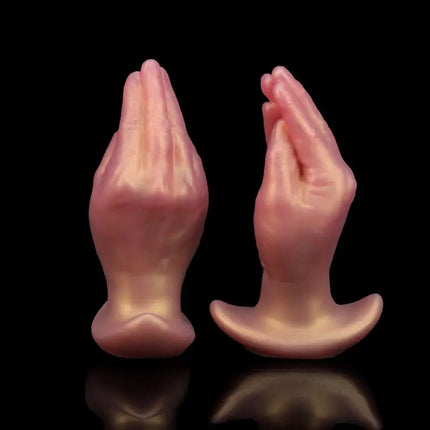 Realistic Hand Silicone Anal Plug Dildo With T-base Wearable Prostate Anal Trainer Sex Toys For Men Women Gay Penetration Anal