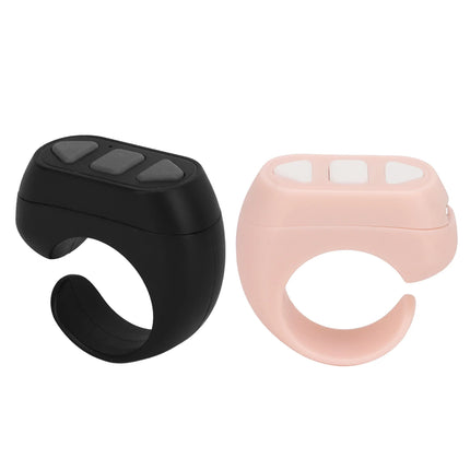 Phone Remote Control  Comfortable To Wear  Page Turner 10m Distance 3 Buttons Ergonomic for Watching Shot Video