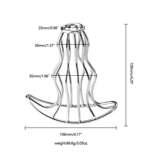 Hollow Metal Anal Plug Sex Toy Stainless Steel Vagina Speculum Anus Extender Dilator for Men Women Butt Plug Prostate Massage