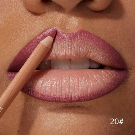 Matte lip liner pen, super smooth and easy to color, outlining clear lip shapes, a must-have for beginners, single pack