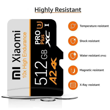 High Speed Memory Card 1TB 2TB Micro TF SD Card 128GB 256GB TF Card For Camera Surveillance Devices For Sony For Lenovo for MI