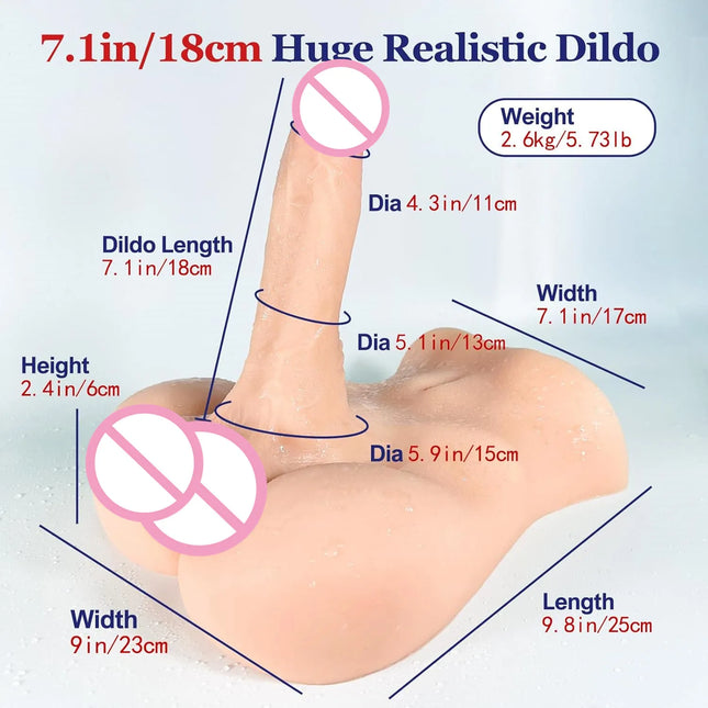 Big Penis Men Ass Realistic Male Butt Sex Dolls With Dildo Female Vagina Masturbator Sex Toys For Women Gay Adult Erotic Games