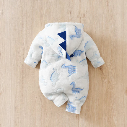 Autumn dinosaur New Style Casual  Cartoon Soft Clothes Toddler Jumpsuit Toddler Jumpsuit Costume Romper Onesie Print Clothes boy