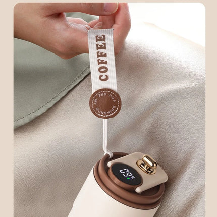 Smart Temp Display Stainless Steel Tumbler Thermal Mug Vacuum Insulated Coffee Cup Travel Thermos Cups Hot Water Bottle for Tea