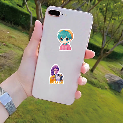 100PCS Kpop Girl Group Stickers Set Waterproof Glossy Cartoon Decals for Phone Case Luggage Laptop Skateboard - DIY Decor