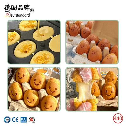 HomeWise Waffles Smiley Face Brander Smile Stamp Branding Tool Smiley Face Egg Smiley Face Mold Smiley Face Imprint Tool