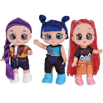 2027 New Fashion Demon Hunter Doll 5D Eyes with Music Witch Hunter Doll Toy Blue Tiger Doll  Children's Toy Birthday Gift