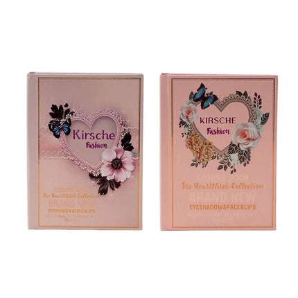 5-Layer Folding Eyeshadow Palette Portable Book Shaped Beauty Book Makeup Kit Long-Lasting Shimmer Matte Glitter