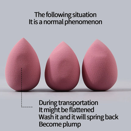 12PCS Latex-Free Makeup Sponge Set - Ultra Soft Beauty Blenders for Foundation & Concealer, with Travel Pouch