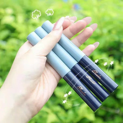 Silk Fiber Matte Mascara Makeup Ultra-Fine Brush Lengthening Eyelashes Extension Fast Dry Brown Black Curling Mascara Comestics