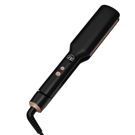 Hair Straightener High Temperature Flat Irons Wide Plate Plasma Ions Hair Oil Coating for Women Stylist Salon