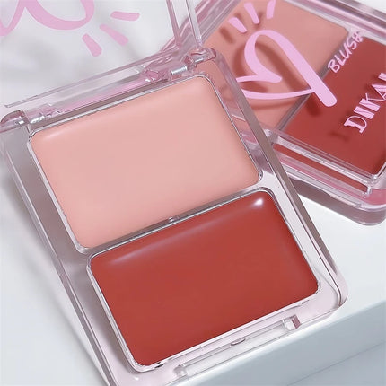 Water Light Peach Cream Blush Milk Pink Cream Natural Cheek Tint Brighten Waterproof Face Contouring Orange Blush Palette Makeup