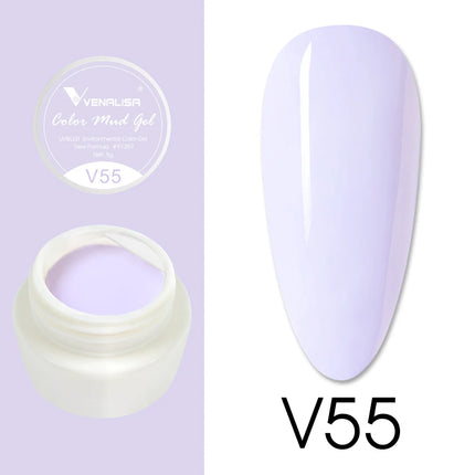 VENALISA Color Mud Gel Pure DIY Nail Art Design UV Gel Polish Professional Manicure Varnishes for Quality Artistry