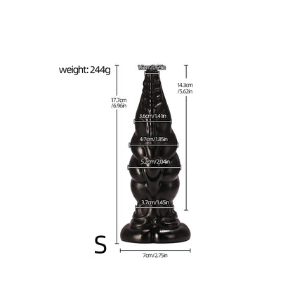 Ribbed Anal Plug Dildo Sexy Adult Female Buttplug Male Masturbator Sextoy Adult Supplies Buttplog Diloes Butt Plugins But Pluk