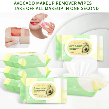 A pack of makeup remover wipes, facial and eye makeup remover, mild and non-irritating, special for makeup remover.