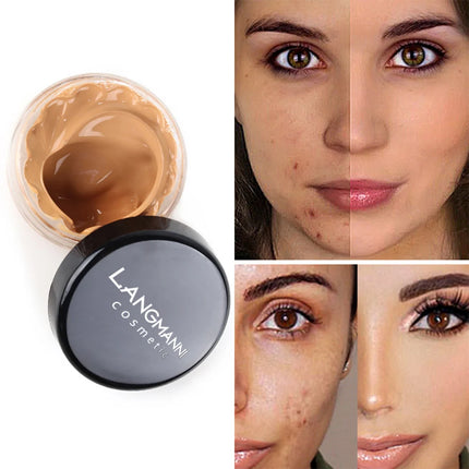 LANGMANNI MUTI-COLOR Concealer & Foundation | Full Coverage, Moisturizing, Brightens Skin Tone | Long-Lasting, Non-Cakey Finish
