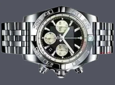 2026A111.44mm high-quality men's luxury quartz movement watch, chronograph, date watch, stainless steel men's watch