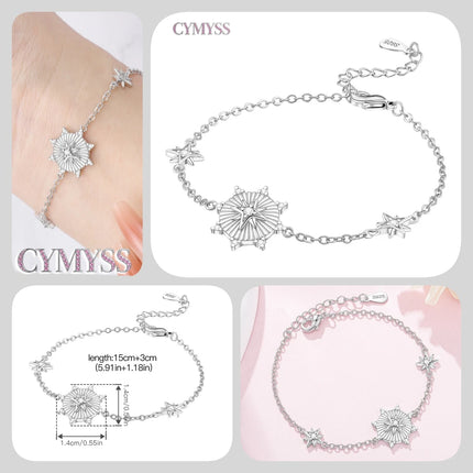 Original 925 Sterling Silver Butterfly Bracelet Zirconia Tennis Ball Women Fashion Simple Engagement Wedding Charm Jewelry Gift