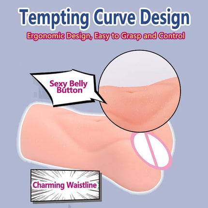 YUU Realistic Vagina Sex Toys For Men Masturbator Male Artificial Aircraft Cup Adult Products Pocket Pussy Man Masturbation Tool