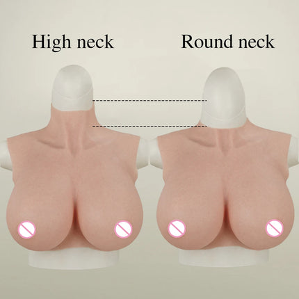 Dokier Realistic Silicone Breast Forms Fake Boobs Tits Shemale Transgender Sissy Drag Queen Crossdresser Breastplates Cosplay