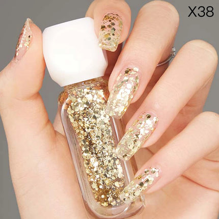 1PC 10ml Glass Bottle Water-Based Peel Off Nail Polish For Nails Colorful Chrome Varnish  Nail Art DIY Manicure No Need Lamp