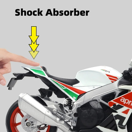 1/12 Aprilia RSV4 RR1000 Toy Motorcycle RMZ City Diecast Metal Miniature Model 1:12 Racing Super Sport Collection Gift Boy Kid