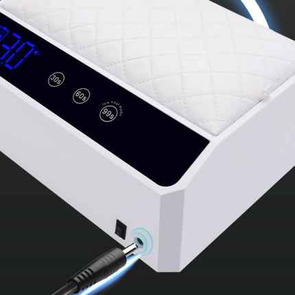 Illuminating Nail Curing Machine Large Space Battery-Powered Nail Lamp with Hand Rest Cosmetics Electronics 4 Timer Settings