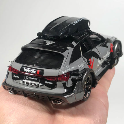 1:32 Audi RS6 Modified Vehicles Car Model Toys Alloy Metal Diecast Desktop Display Decorations Birthday Gift For Hobby Collector
