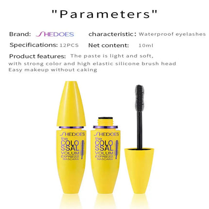 Mascara Lengthens Eyelashes Extra Volume Waterproof Natural Look Lashes Female Professional Cosmetics Makeup For Beginners