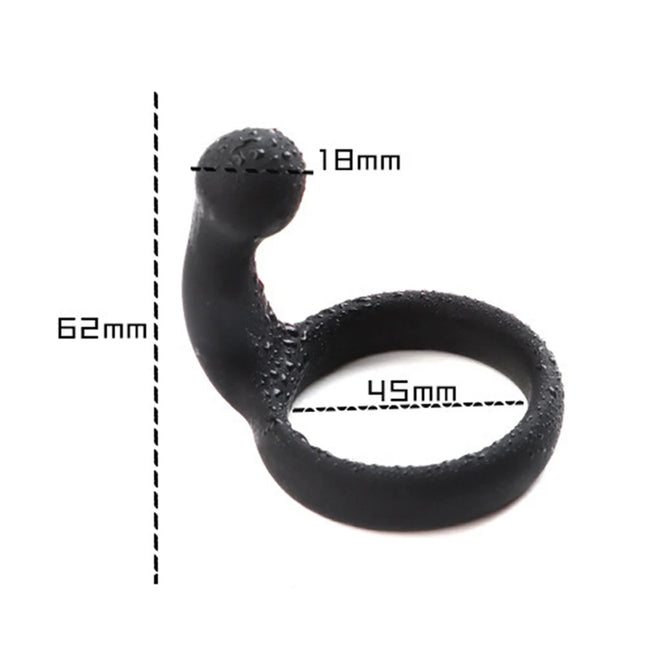 Erection Prostate Massage Silicone Penis Ring Sex Toys For Men Delay Ejaculation Penis Ring Enlarger For Couples Adult Supplies