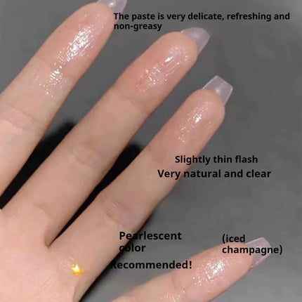 KAXIER High Gloss Stick Highlight Blush Water Light Shimmer Waterproof Sweatproof Face Contour Illuminator Brighten Rouge