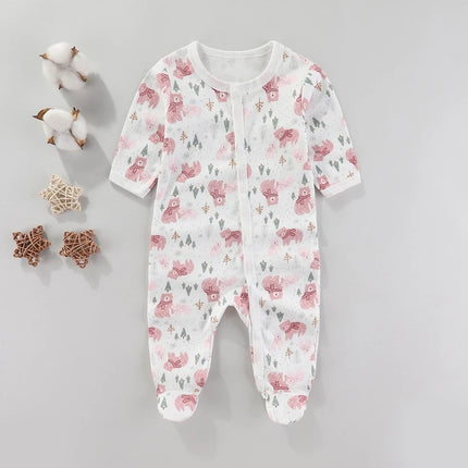 Newborn Baby Clothes New Autumn Winter Baby Bodysuit Summer Girl Romper Soft Boys Jumpsuit Children's Clothes 0 to 9 Months