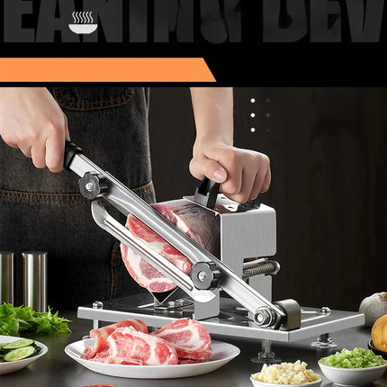 GIANXI Pork Belly Vegetable Slicer Frozen Meat Processor Cutting Machine Mutton Rolls Cutter Fruit Easy Slicer Kitchen Accessory