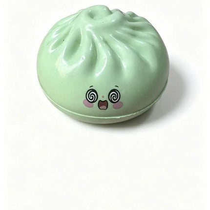 New Dumpling Pressure Dumpling Squishies Cute Colorful Bun Toy Slow Rising Stress Relief Fidget Toy for Adults Anti-Anxiety Gif