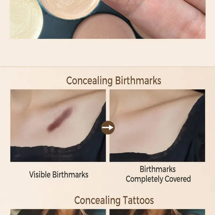15 Colors Face Concealer Camouflage Cream,Waterproof for Covering Facial Blemishes,Dark Circles,Freckles,Scars,with Brightening