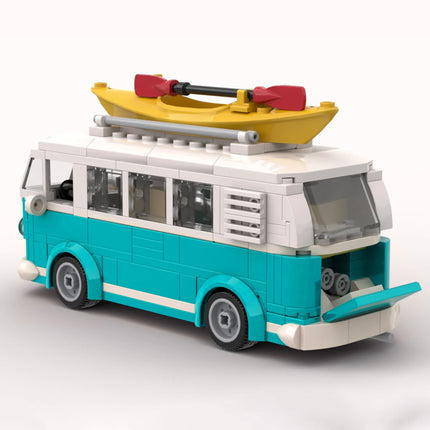 T1 Camper Van Building Blocks 309pcs - Technical Model