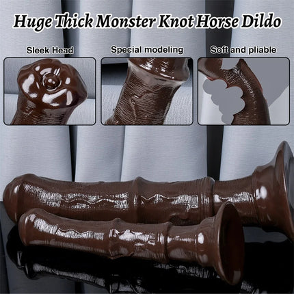 Horse Penis Huge Animal Dildos Prostate stimulator Masturbator Anal G Spot Long Dildos Butt Plug Adult Dick Sex Toys for Women