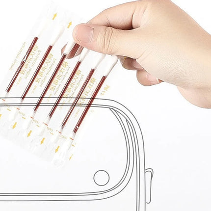 30pcs Disposable Medical Alcohol Sticks Disinfection Iodine Cotton Swabs Emergency First Aid Clean Wounds Supplies Adults Infant